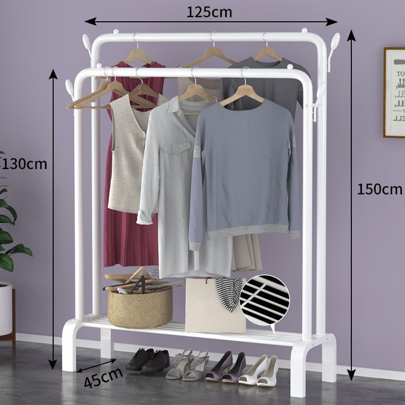 Custom Floor Coat Rack with Shelf Living Room Entryway Clothes Hanger Rack Stand Factory Wholesale Standing Coat Rack