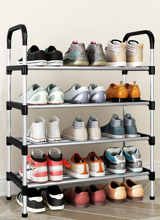 Customization Factory Steel Shoe Stand Rack Wholesale Metal Modern Multi-layer Shoe Racks Organizer Shelf