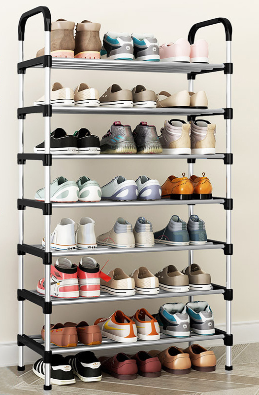 Customization Factory Steel Shoe Stand Rack Wholesale Metal Modern Multi-layer Shoe Racks Organizer Shelf