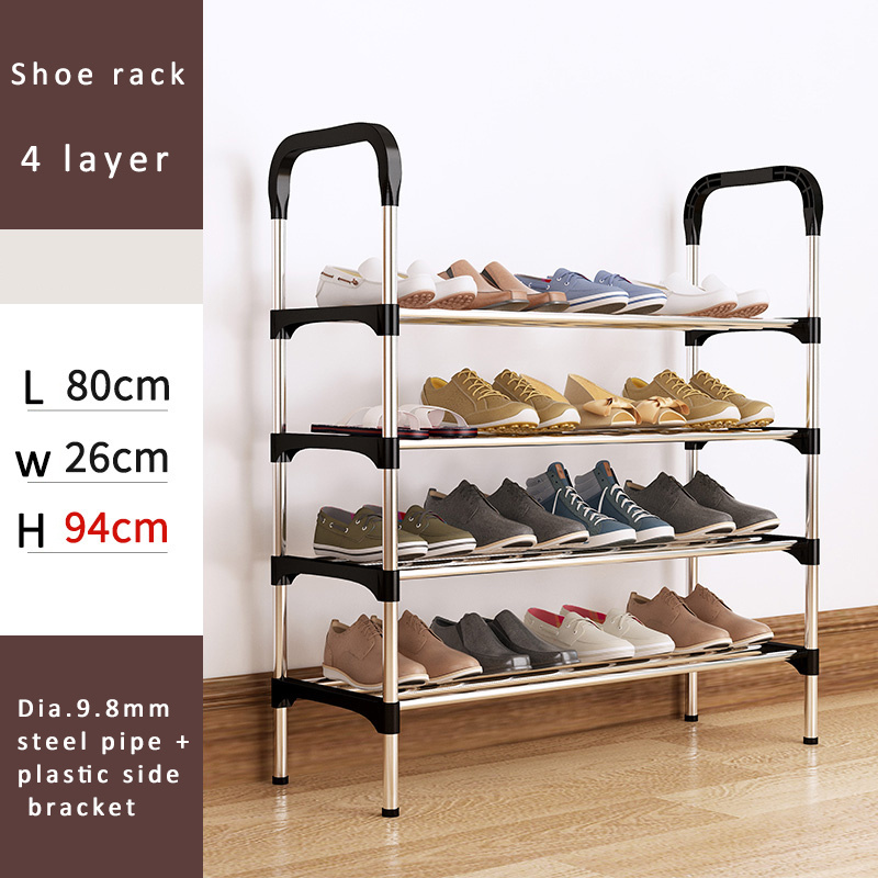 Cheap Portable Shoe Rack Storage Foldable Organizer 8 Tier Shoe Rack Steel Storage Shoe Racks Wholesale