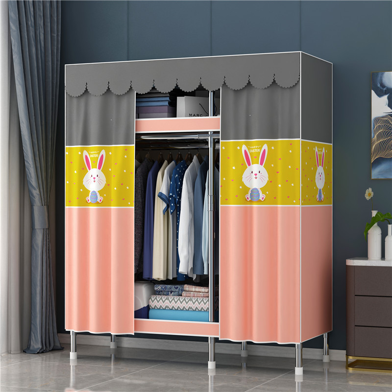 Multifunction Easy Installation and Portable Wardrobe Organizer Foldable and Stackable Folding Closet for clothes storage