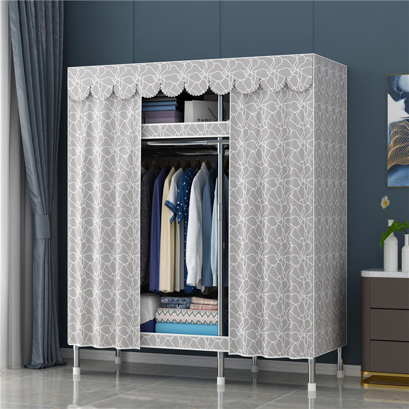 Multifunction Easy Installation and Portable Wardrobe Organizer Foldable and Stackable Folding Closet for clothes storage