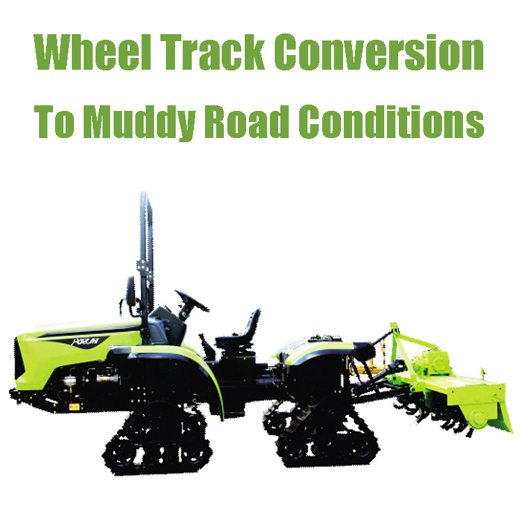 Huili 4 wd 50HP 70HP 4*4 Tracteur agricole Mini Agricultural euro 5tractor agricola wheel crawler farm machines Small Tractors