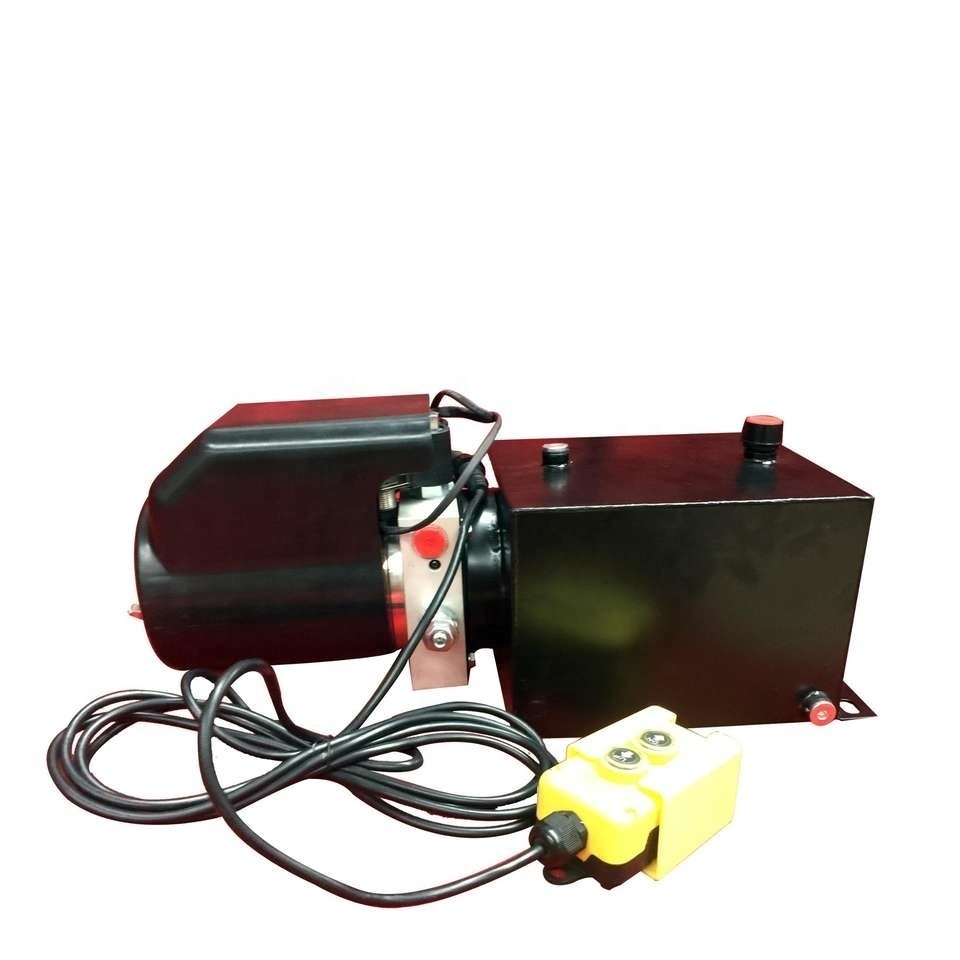 4 Quart Hydraulic Pump Electric 24 Volt Dump Trailer Hydraulic Power Unit for Truck Lift Gates