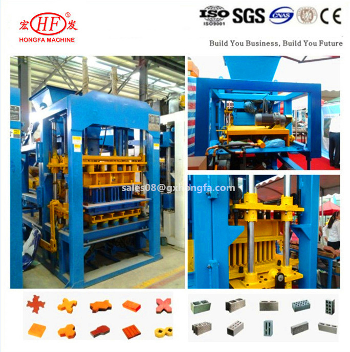 Hydraulic Auto brick machines for production Maquina bloquera de cemento block making machine Africa