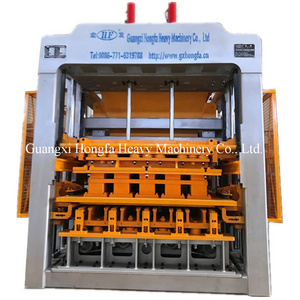 QT10-15F maquina bloquera automatic paving block making machine interlock bricks maker cinder block making machines for  sale