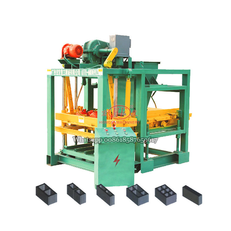 Mini Concrete Block Machine Hollow Brick Maker and Cement Block Moulding Equipment