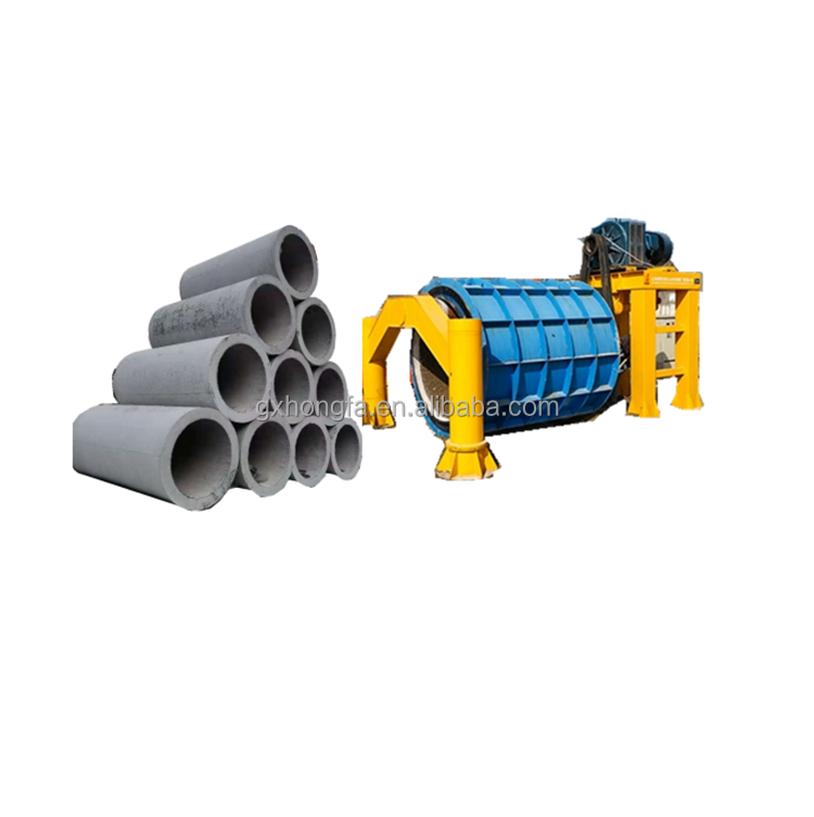 precast concrete reinforced  plain joint tongue & groove socket and spigot joint pipe culvert pipe making machine