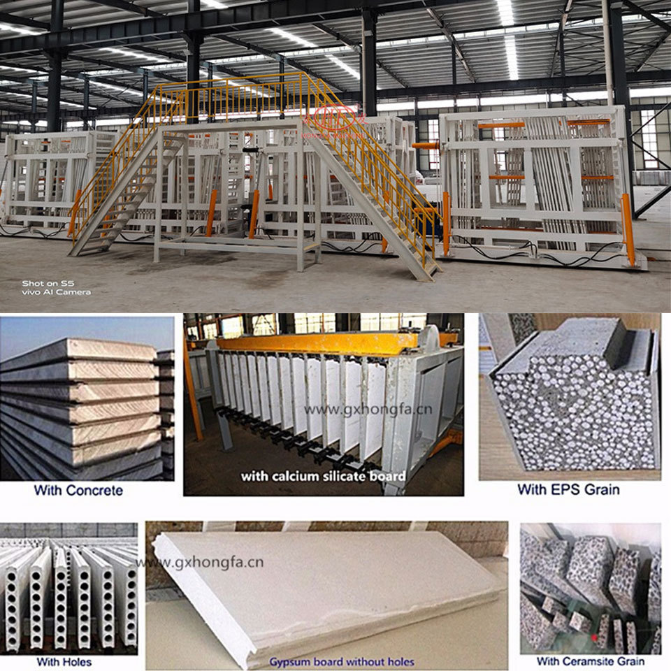 Concrete Wall Panel Lightweight Construction Materials Used 3D Panel Machine 3D Construction Panel System