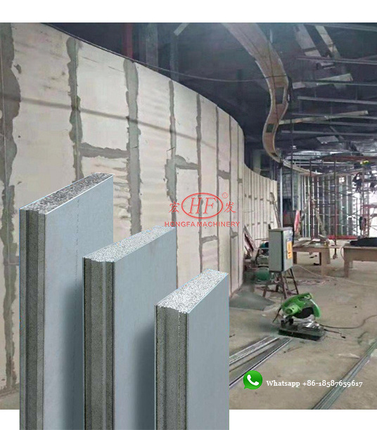 Polystyrene Sandwich Panel Walls Maker Insulation EPS Foamed Concrete Board Mold Cement Slab Production Machine