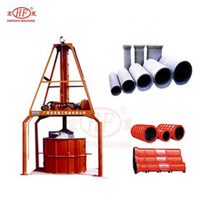 Reinforced concrete precast pipe rolling machine tube moulding machine of pipe lines concrete tongue and groove molds pipe maker