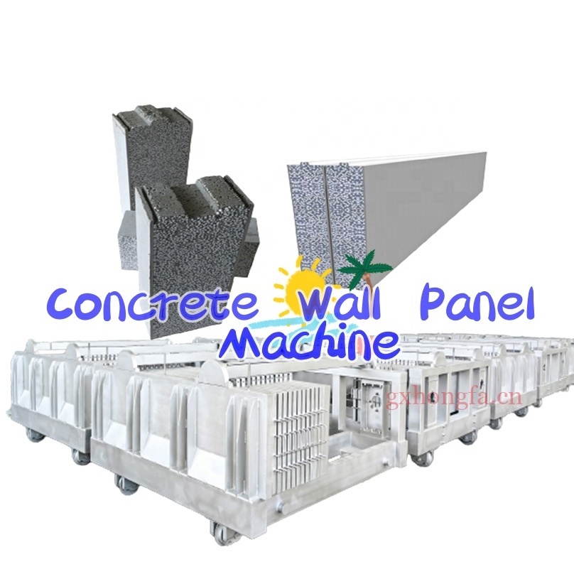 EPS automatic lightweight precast  concrete wall panel making machine lightweight concrete panel / wall panel machine