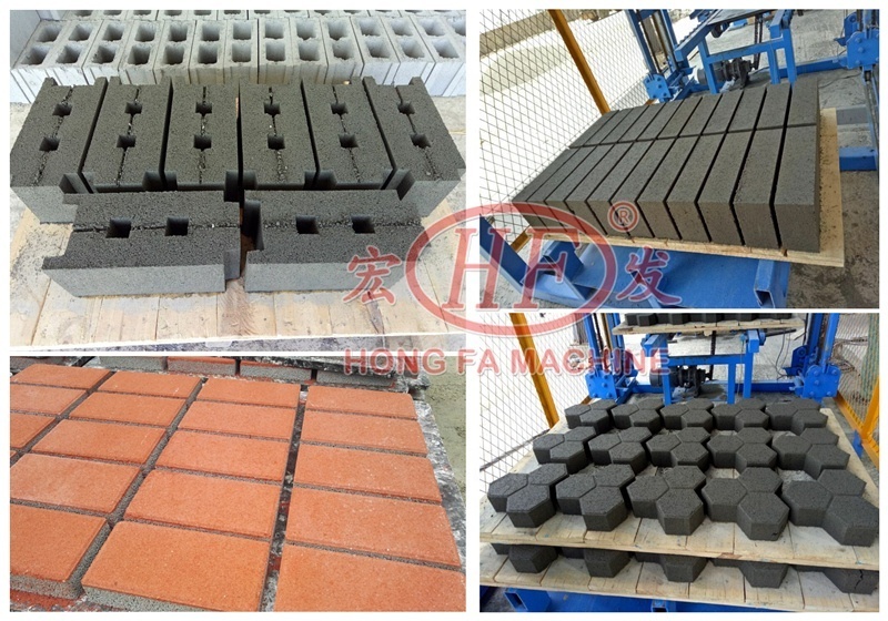 Automatic cement concrete brick molds interlocking habiterra concrete hollow block making machines nairobi kenya