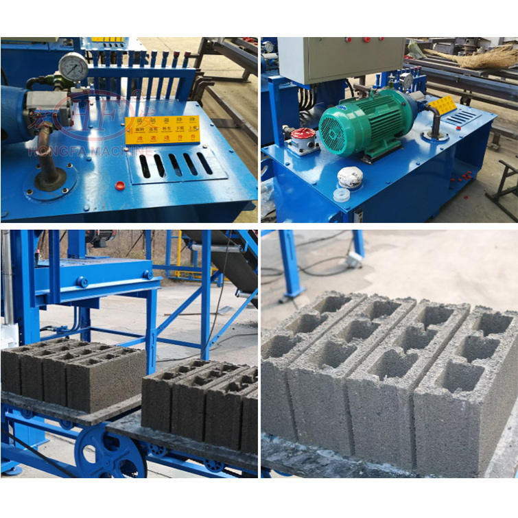 Automatic cement block brick making machinery machines for bricks block  making machinery on canton fair