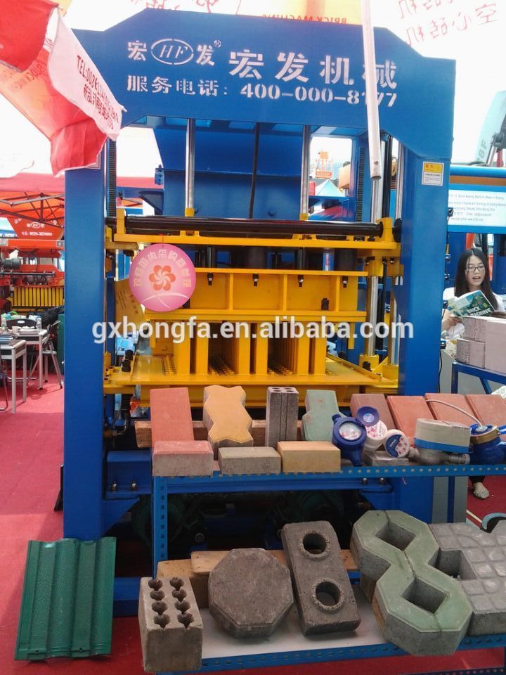 Hydraulic Auto brick machines for production Maquina bloquera de cemento block making machine Africa