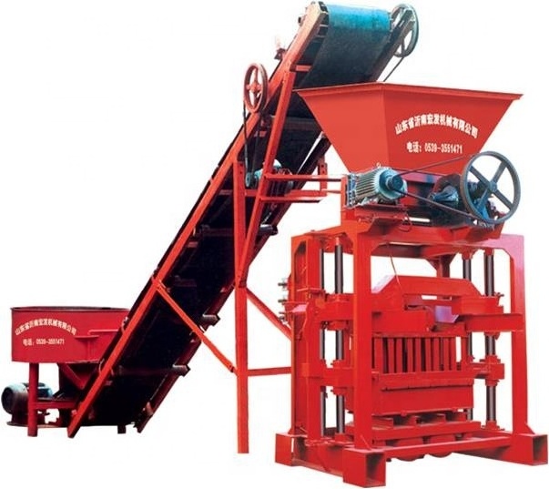 Manual press simple small manufacturing apply factory cement interlocking brick making machine