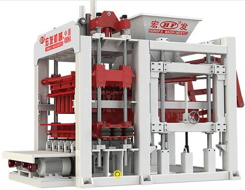 High quality block making machine concrete hollow brick machinery double cylinder compressor for mining block machinery