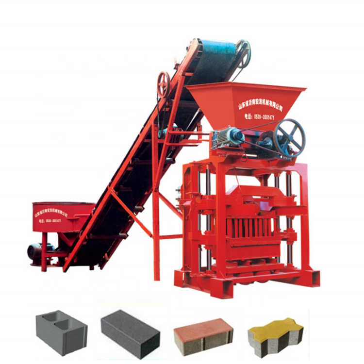 Manual press simple small manufacturing apply factory cement interlocking brick making machine