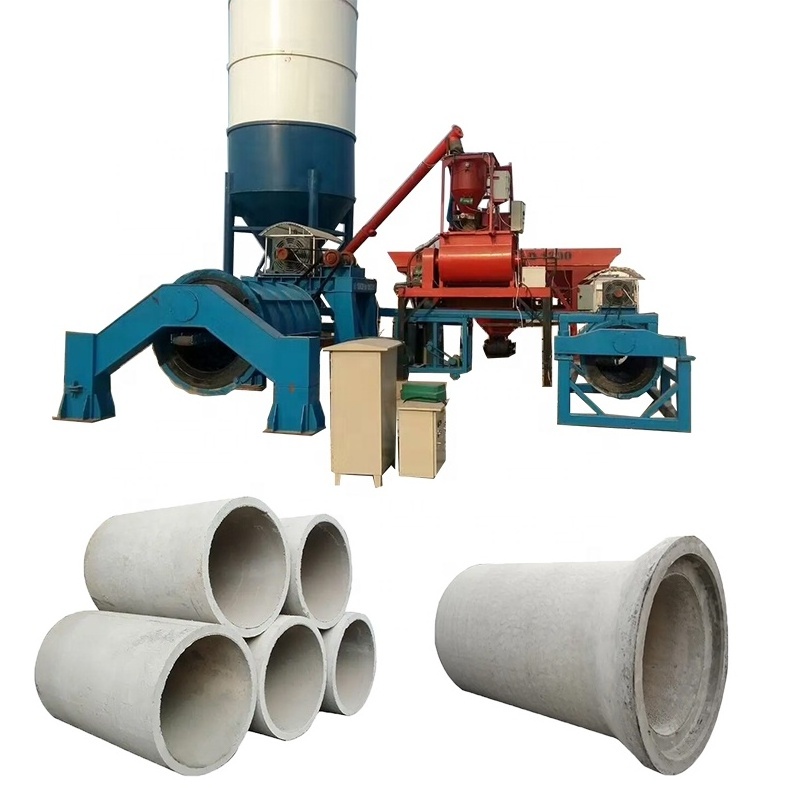 interface Precast Concrete Pipe plain joint tongue and groove joint pipe Vertical extruding Pipe machine centrifugal extrusion