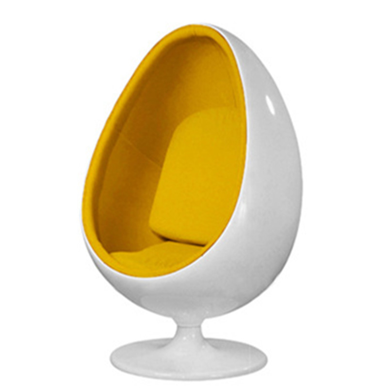 Indoor cushion egg chair art furniture single round sofa chair wabi-sabi style simple modern egg-shaped chair