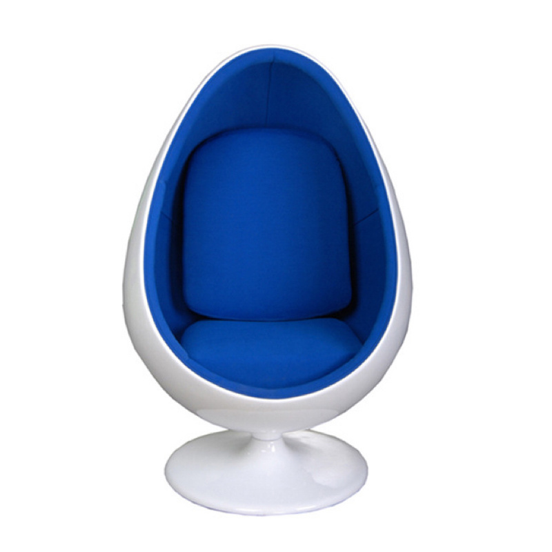 Modern simple eggshell hemispherical round FRP designer lounge chair balcony single lazy sofa lounge chair outdoor/indoor chair