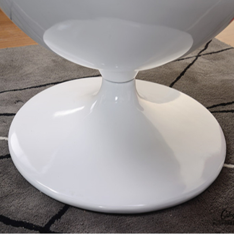 Modern furniture cheap standing swivel fiberglass adult size oval egg shaped pod chair