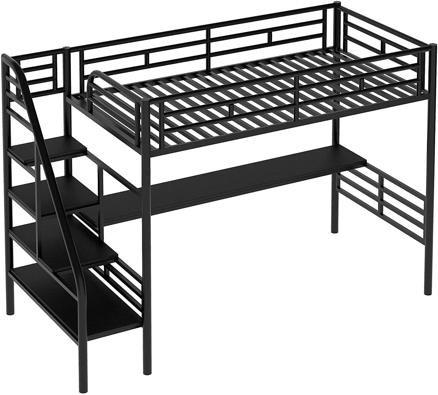 Adults double -layer bed metal climbing bed frame apartment dormitory furniture customization easy to install home furniture