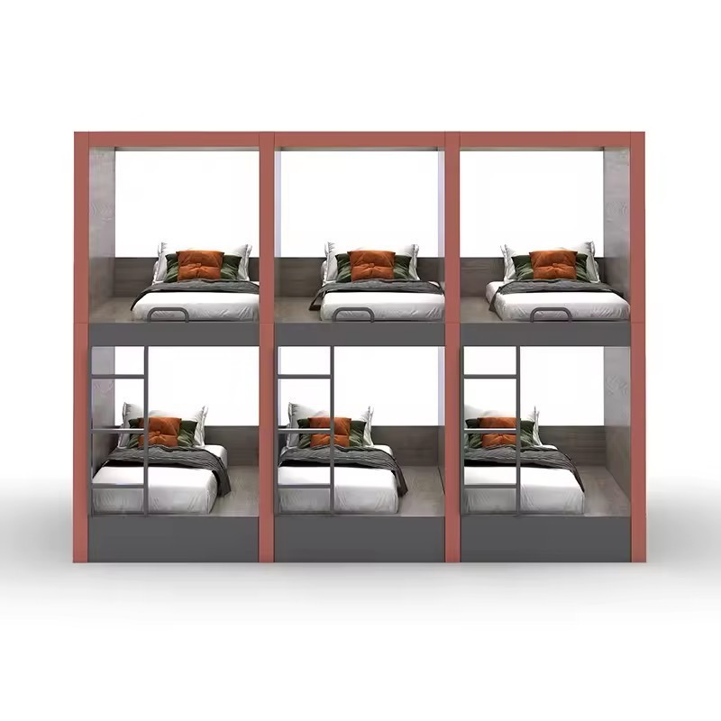 New Design OEM ODM Manufacturer Single Queen King Adult Student Metal Bed Frame Bunk Bed School Home Hotel Hostel Use Bunk Bed