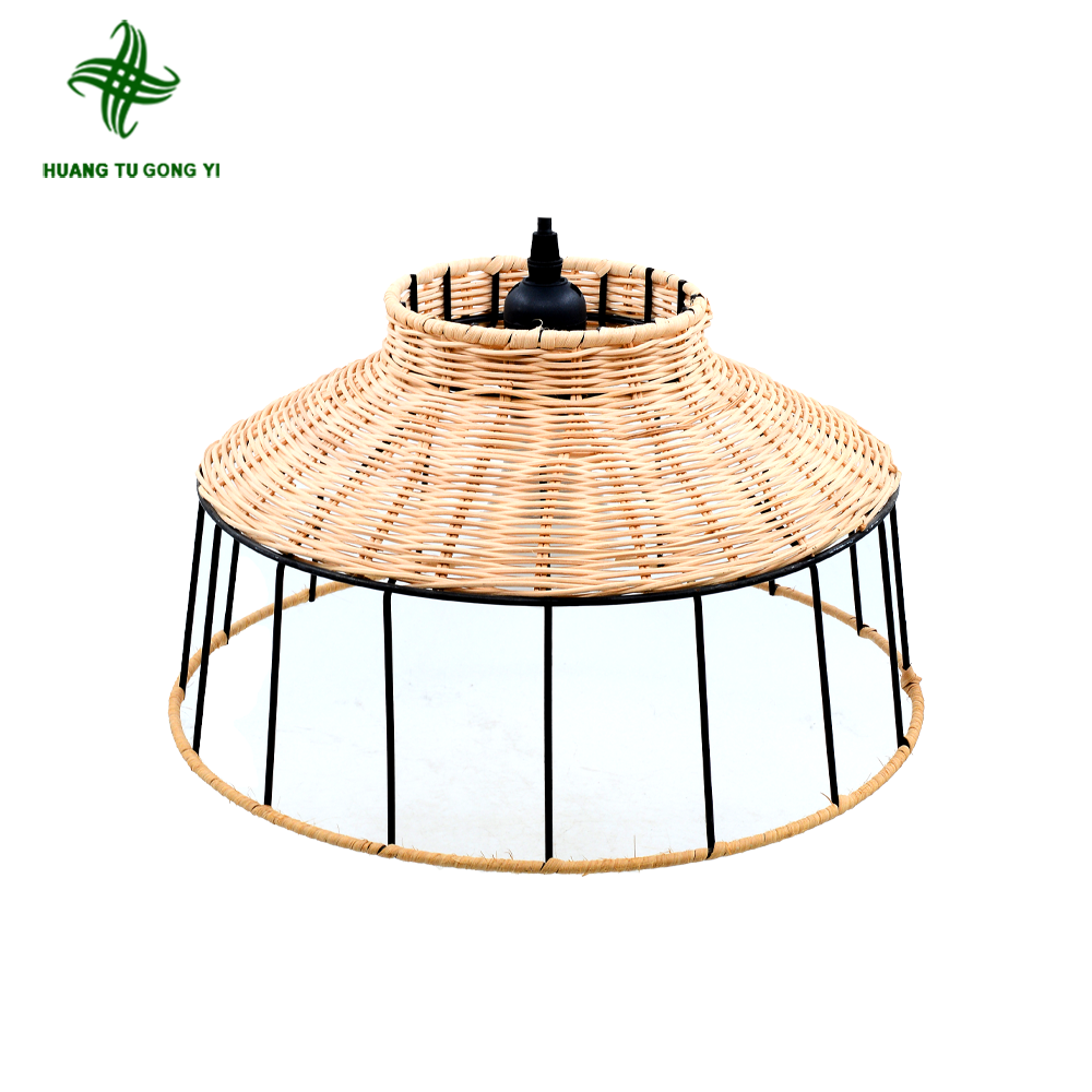 new trend home decor handmade rattan lamp rectangular chandelier low ceiling chandelier Chandelier