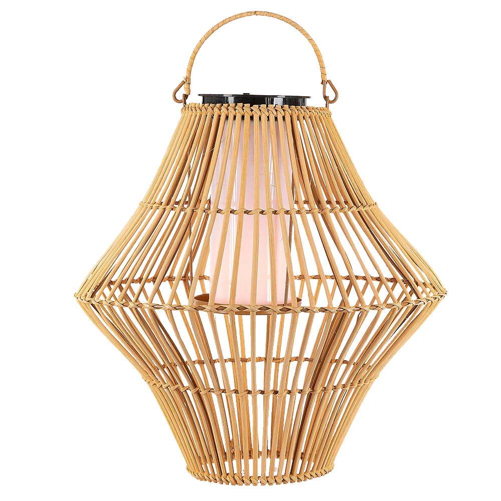 huangtu-trending handmade bamboo rattan lantern home decor custom factory,custom Bamboo Solar Lantern lantern light