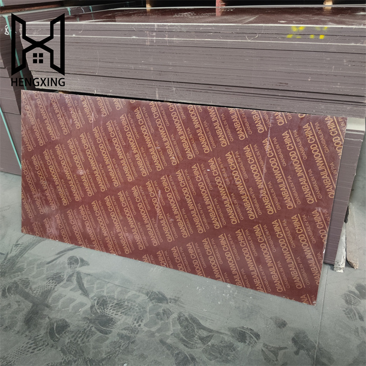 High Quality Formwork Plywood 12mm 15mm 18mm Shuttering Plywood Brown Film Faced Plywood