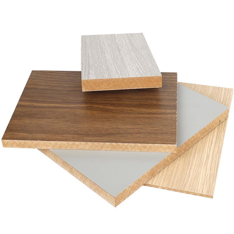 Customization Color Thickness Size E0 1 White Black Veneer Melamine 4x8 Laminated Cheap Wood Grain HDF Plywood Sheet Board Price