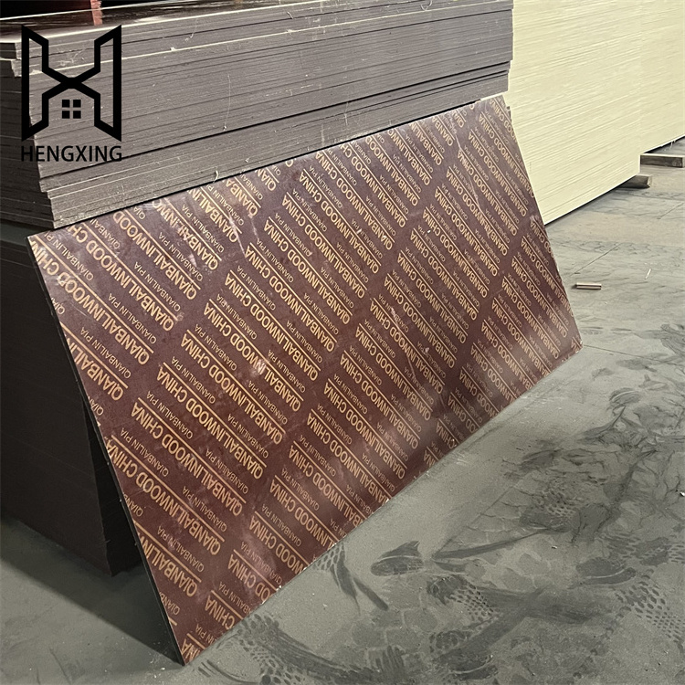 High Quality Formwork Plywood 12mm 15mm 18mm Shuttering Plywood Brown Film Faced Plywood