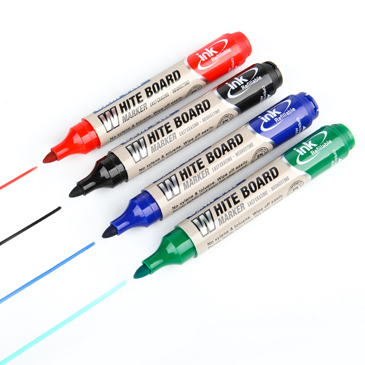 GXIN G-282 Hot sale large capacity oil based white board pen Repeated dry erase refillable whiteboard marker pen