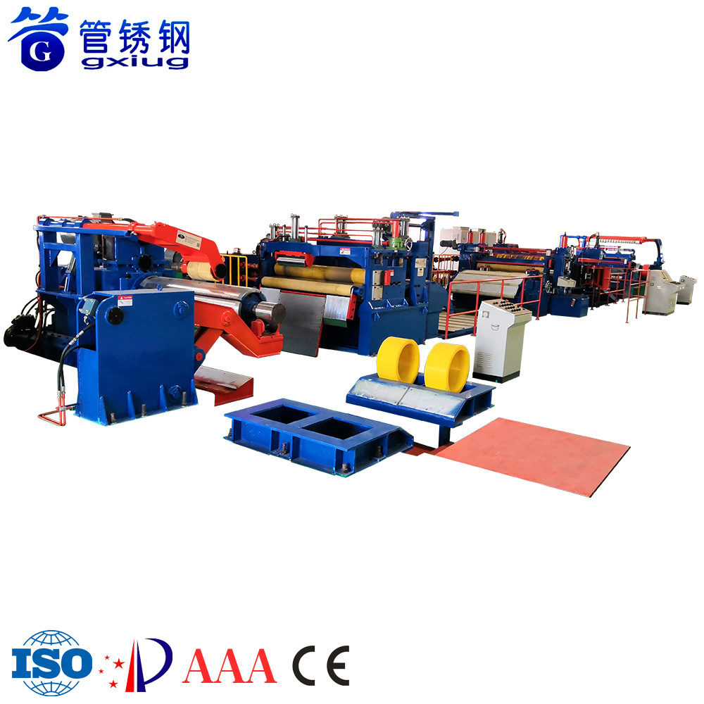 GXG Technology Precision Stainless Steel  Metal Steel Coil Slitting Machine