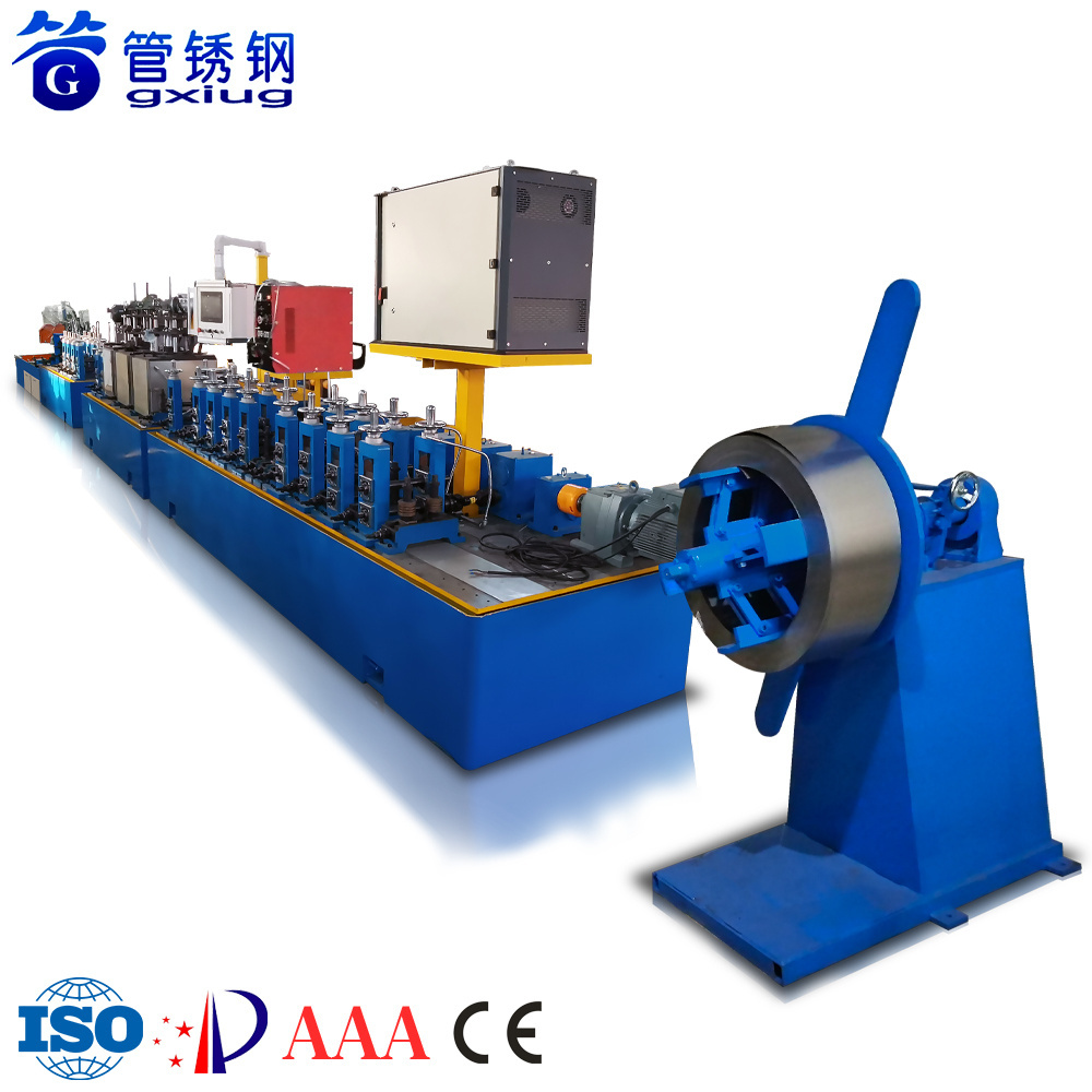 GXG Technology Stainless Steel Pipe Welding Machine Manufacturer Tube Production Line Factory