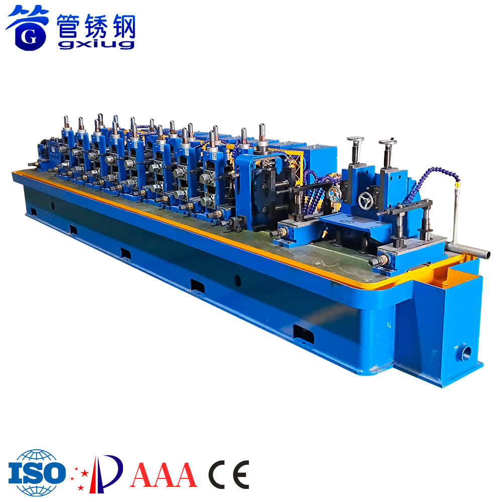 GXG Stainless/Carbon Steel Galvanized Pipe High Frequency Weld Pipe Making Machine Equipment Iron ERW Tube Mill Production Line