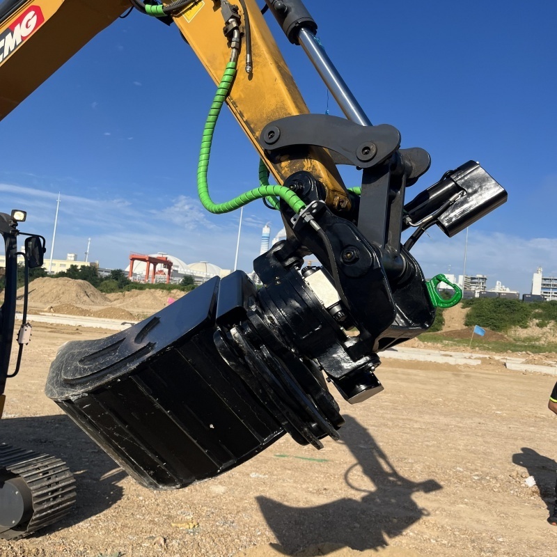 Hydraulic Attachments Tilt Rotator with Grab quick hitch coupler mini excavator parts for JCB Excavator hydraulic wrist