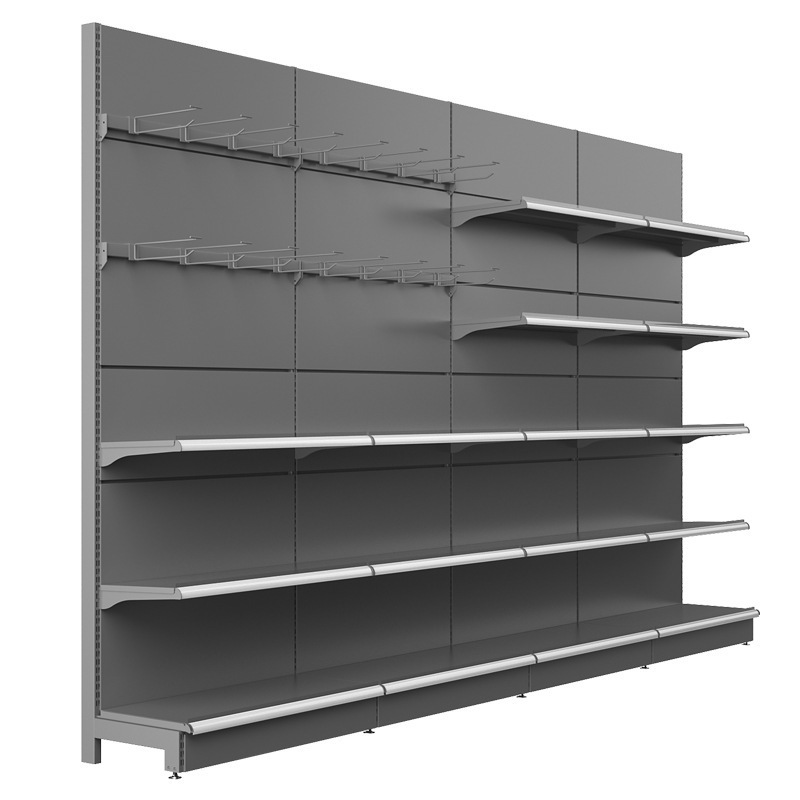 Retail display racks gondola shelving OEM ODM Double-Side display shelves supermarket shopping shelf rack