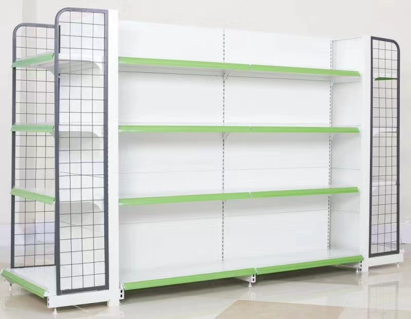 Customized Double-Side display shelving supermarket display shelf General Store Supermarket Shelf gondola shelving