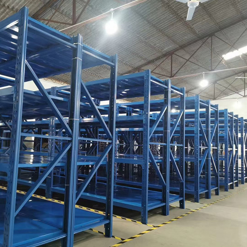 Heavy Duty Storage Shelf Racks Pallet Rack Garage Shelving Blue White Red Steel Storage Units Shelves Warehouse Rack