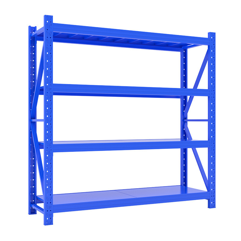 Heavy Duty Storage Shelf Racks Pallet Rack Garage Shelving Blue White Red Steel Storage Units Shelves Warehouse Rack