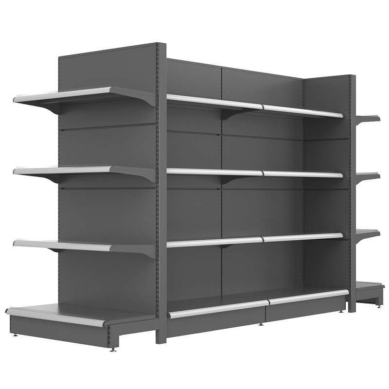 Retail display racks gondola shelving OEM ODM Double-Side display shelves supermarket shopping shelf rack