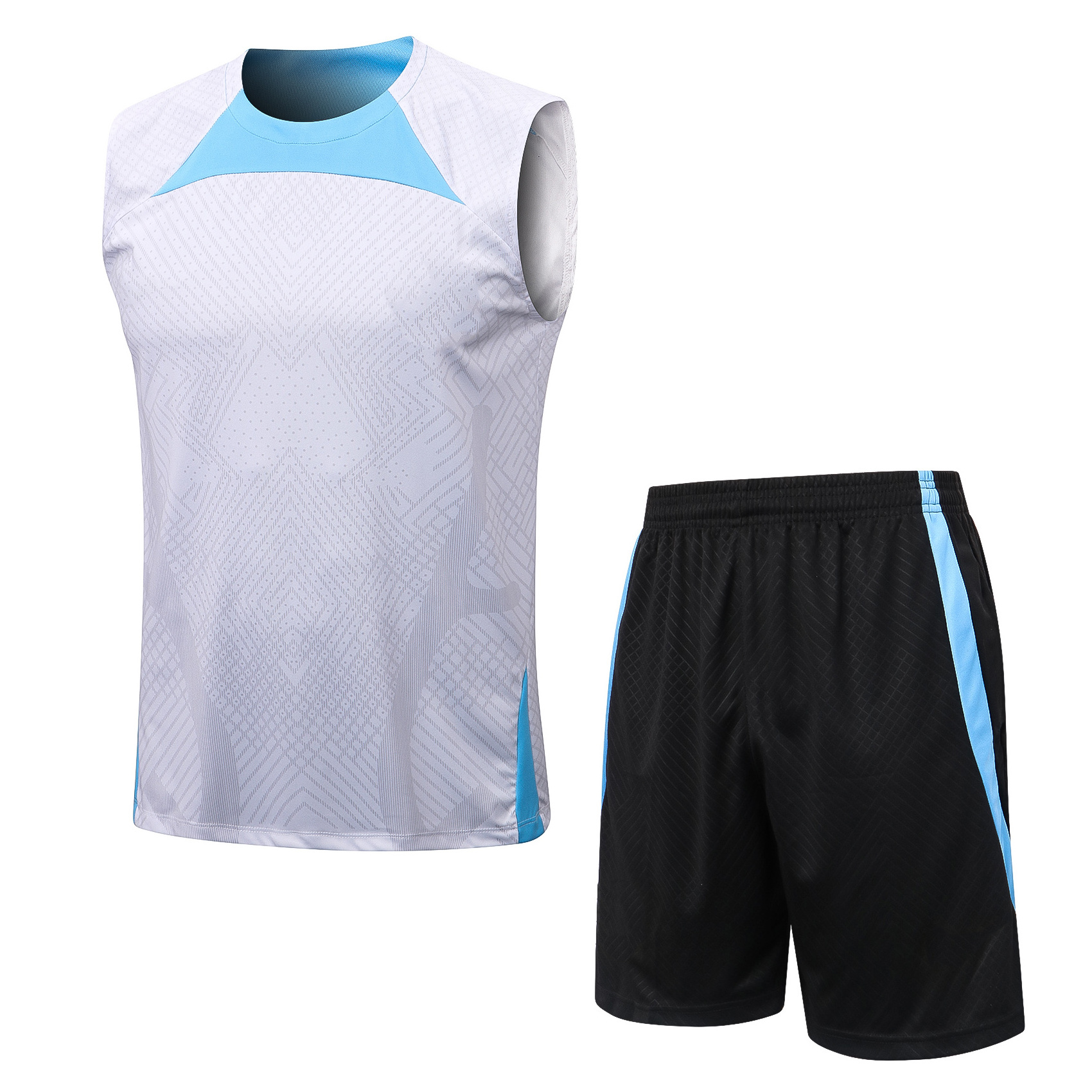 23-24 Tank Top Quick Drying Men's Sports Jersey Football Training Team Jersey Sleeveless Jersey