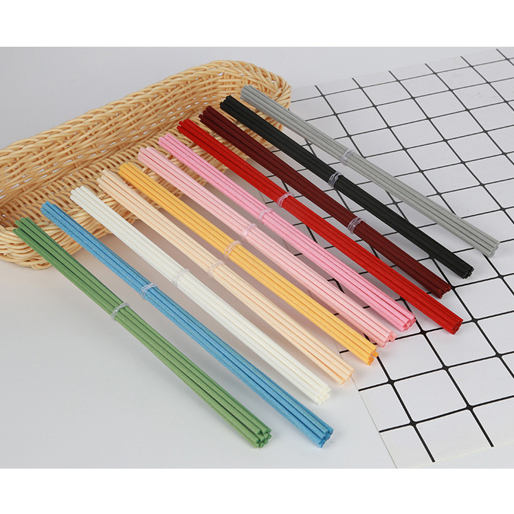 Custom sticks diffuser fibre air fresheners reed diffuser stick glue free reed stick