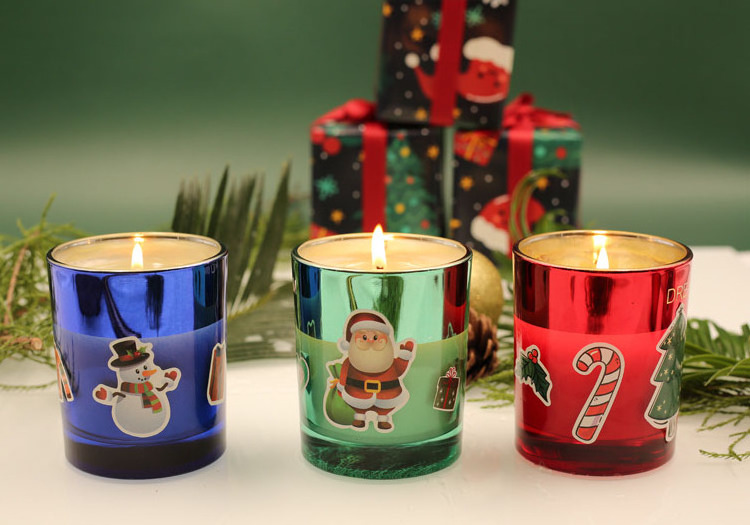 Christmas indoor candle scent luxury christmas candle mold gift candle christmas