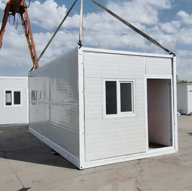 20ft Extendable Foldable Prefab Container Camping Tiny Houses Office Pod Cabin Folding Container House