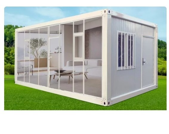 Tiny Office Pod 20ft Prefab Modular Container Houses Movable Portable Cabin Container Homes Warehouse