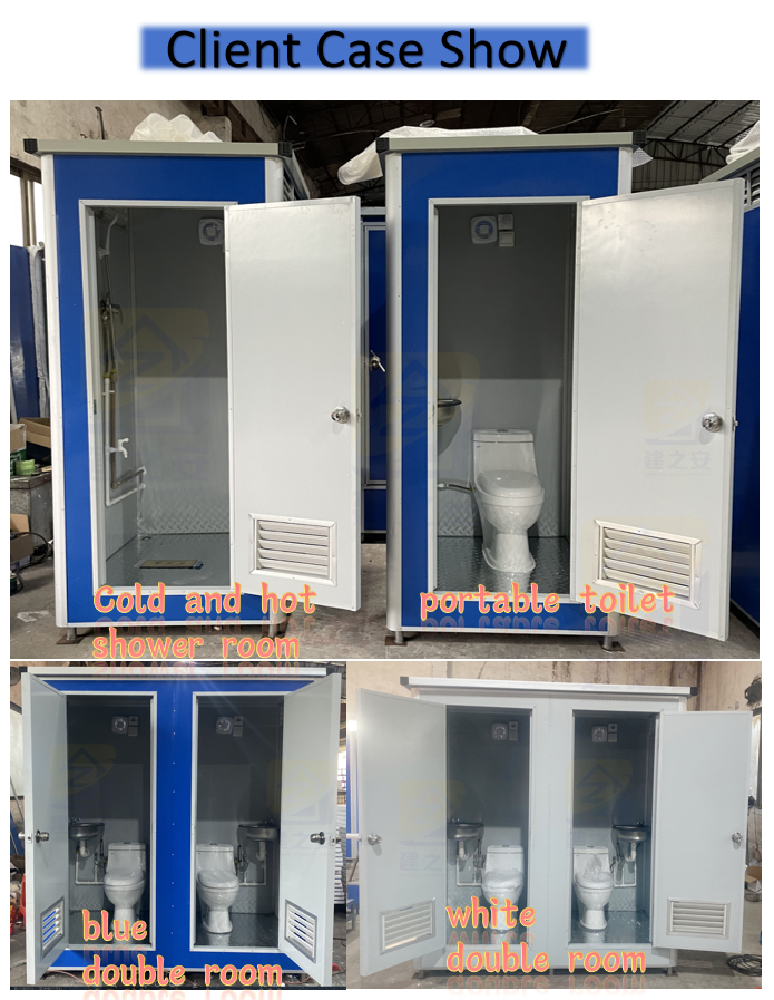 Ready made security cabin mobile Bathroom outdoor mobile portable toilet trailer mobile portable toilet shower cabin for sale