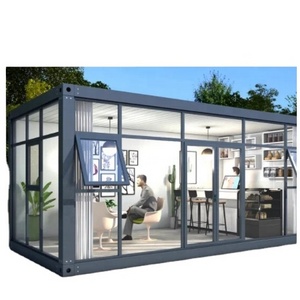 Prefab Casa Modular Tiny Container Pods Homes Portable Modern Office Container Mobile Cabin Kits Ready to Ship Houses